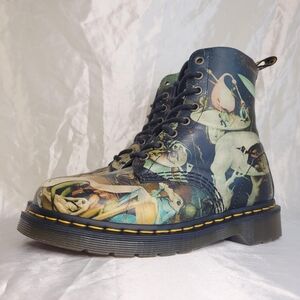 Dr. Martens 1460 Pascal Hieronymus Bosch "Hell" art print leather boots
